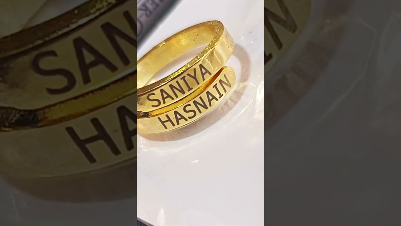 Couples Ring with Name for more information 8588974718