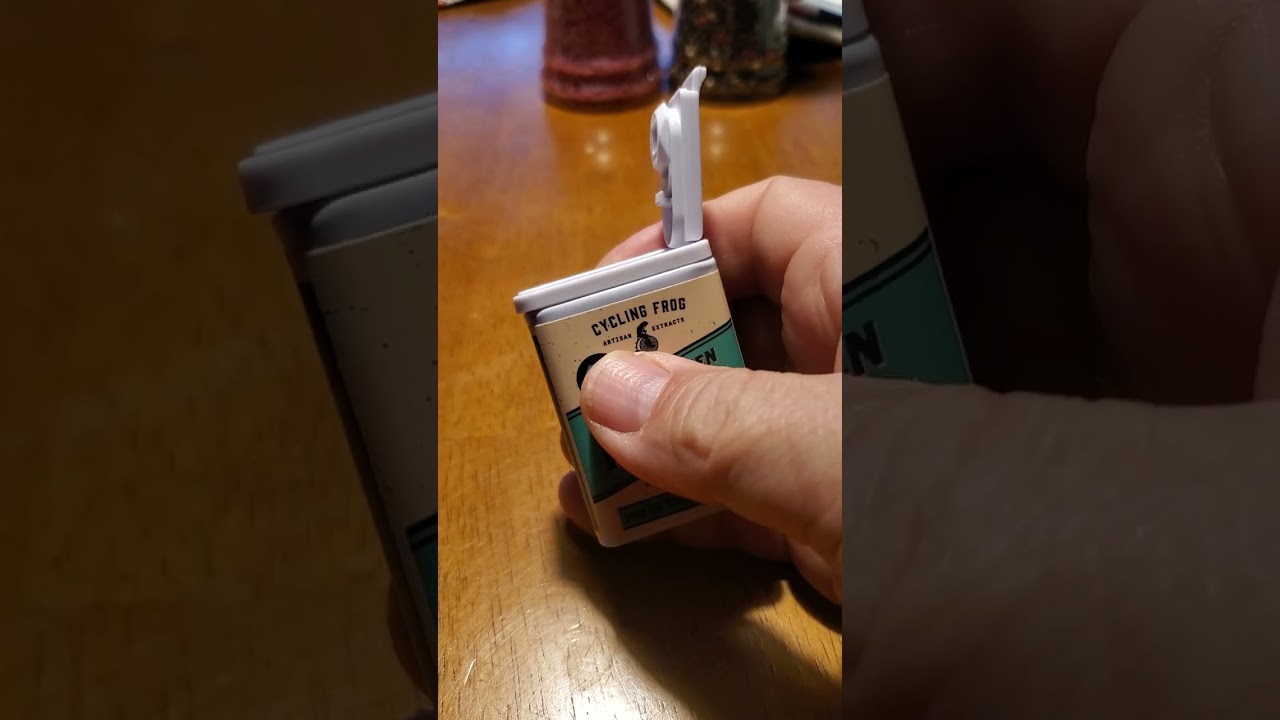 Cycling Frog Wintergreen Mints | How to Open the Tin