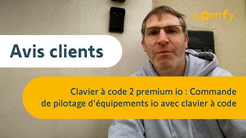 Clavier à code 2 premium io : Test et Avis de André | Somfy