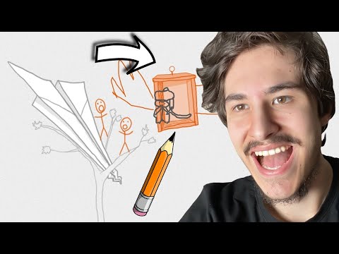 KENDİ ÇÖP ADAM OYUNUMU YAPTIM (Draw a Stickman)