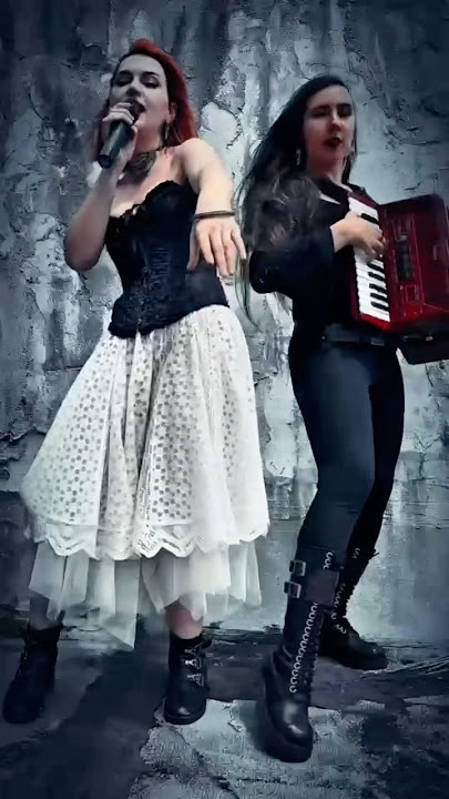 Girls Rocking Out @nadiakodes #accordion #nadiakodes #elenastenkina  #rock