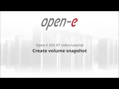 Creating volume snapshot