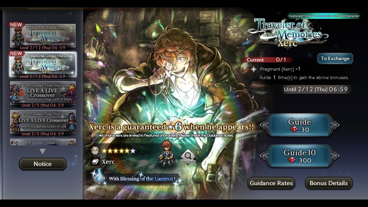 [Octopath COTC] Pulling for Xerc