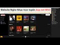 Báo cáo thực tập - Website nghe nhạc trực tuyến [Slide + word]   sử dụng Asp.net