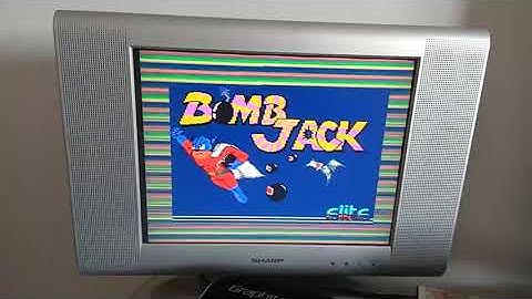 Amstrad CPC , very fast OTLA tape loader  Bomb Jack