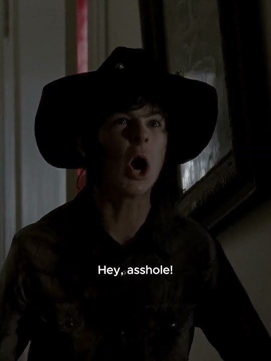 Carl Swears | The Walking Dead #shorts #thewalkingdead #carlgrimes #rickgrimes
