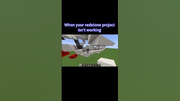 When your Redstone Project isn