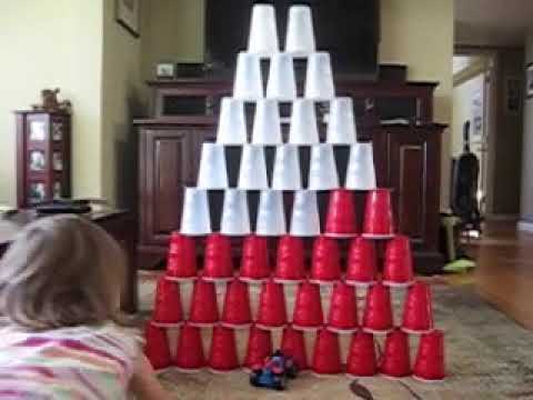 09 09 red cup pyramid - YouTube