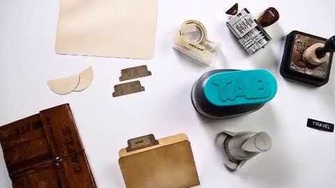 Mini Manila Folder Tutorial