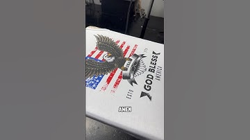 Screen printing 🇺🇸❤️ #screenprintingtshirts #smallbusiness #howto #shorts