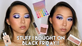 FULL FACE OF PRODUCTS I PURCHASED ON BLACK FRIDAY | All First Impressions
