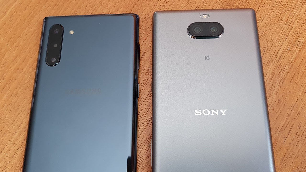 Galaxy Note 10 vs Sony Xperia 10 Plus - Fliptroniks.com - YouTube