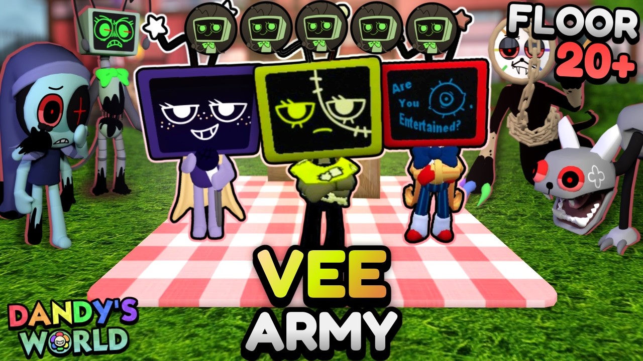 VEE ONLY RUN (FLOOR 20+) [BLACKOUT DYLE] | DANDY'S WORLD