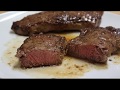 How to sear  cook sirloin steaks medium rare