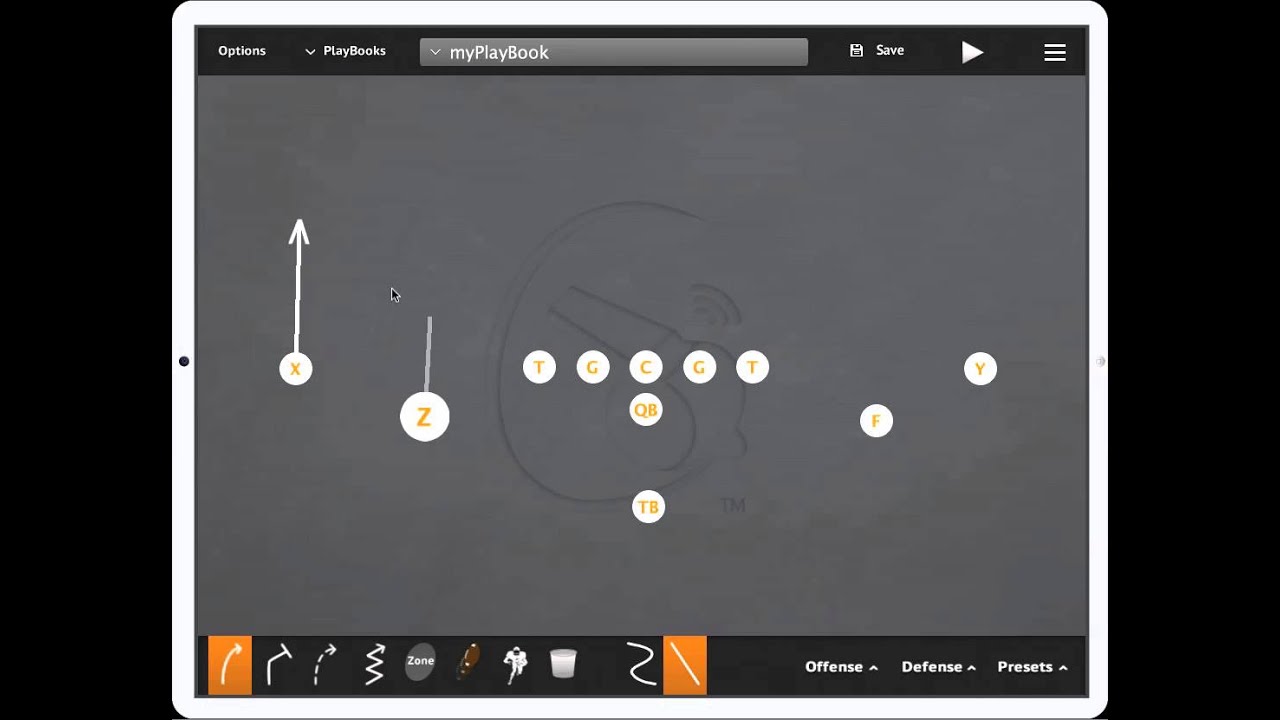 CoachMe® Football Mobile App "Straight Line Feature" YouTube
