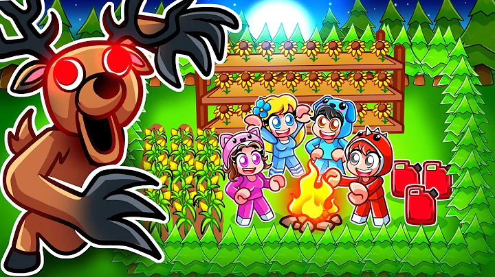 Omz Builds THE MOST SECURE BASE EVER In 99 Nights In The Forest...