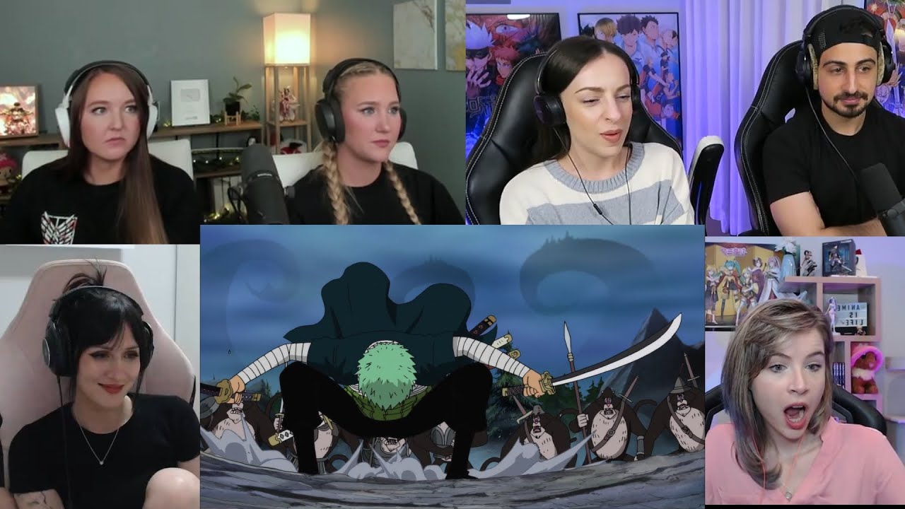 "Zoro Fight Baboons to protect the Boat" | Episode 509 | One Piece Reaction Mashup