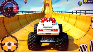 モンスタートラックメガランプインポッシブルドライバー - 4x4究極のカースタントGTレーシング - Androidゲームプレイ#1 screenshot 4