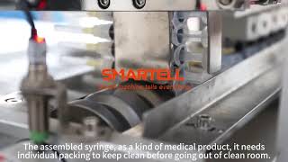 Soft blister packing machine for syringe and infusion set project,with syringe auto loader,printer screenshot 3