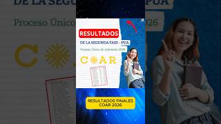 Resultados Finales COAR 2026 Fase II #coar #minedu