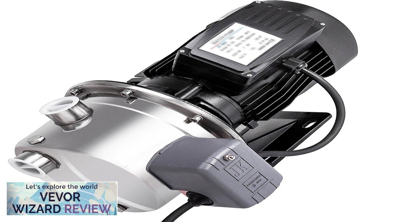 VEVOR Shallow Well Jet Pump with Pressure Switch 3/4HP Jet Water Pump Review