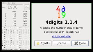 4digits, Bulls and Cows aka Guess the Number game screenshot 5