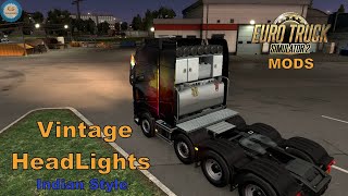 Vintage HeadLights Mod | Euro Truck Simulator 2 | ETS2 v1.35 Mods