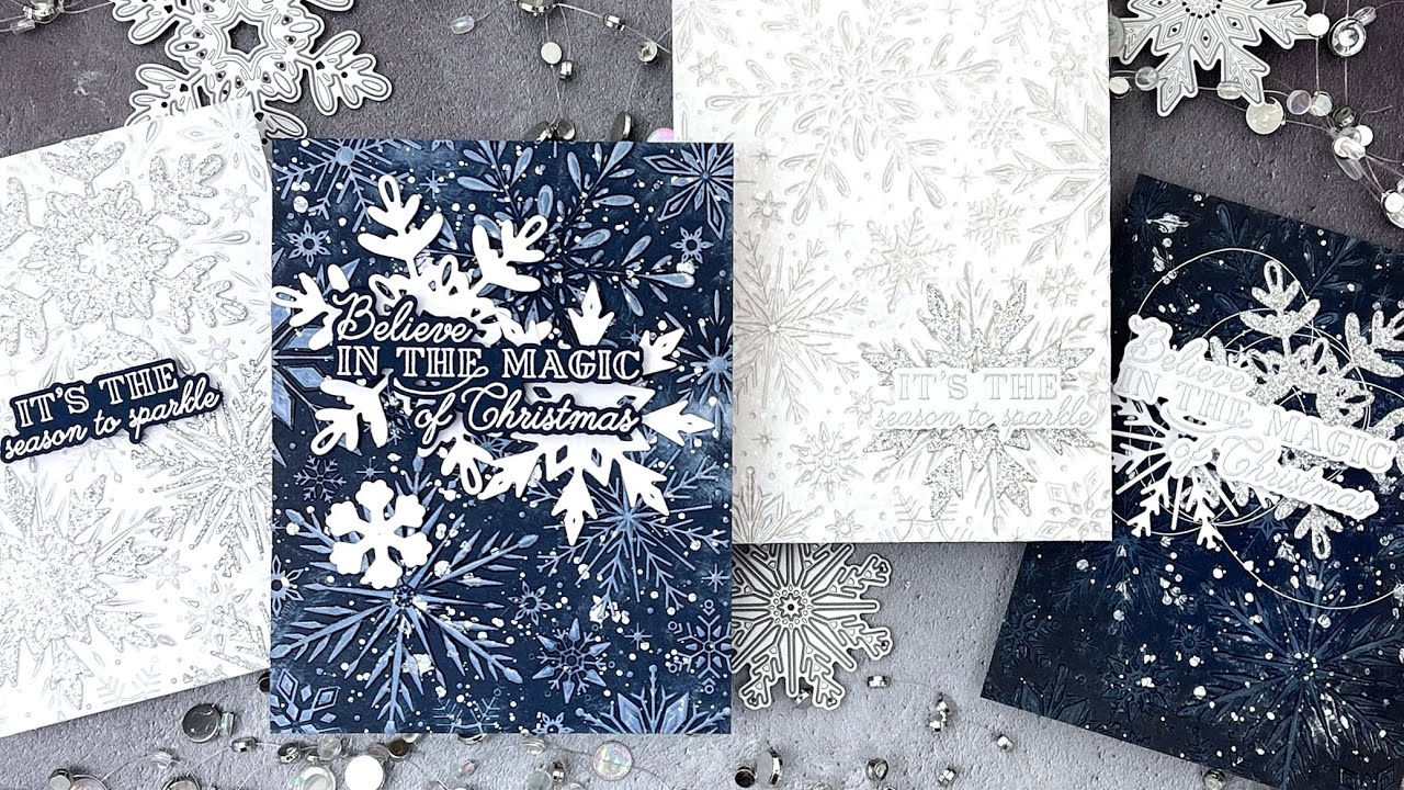 One Embossing Folder, Four Ways with Jess