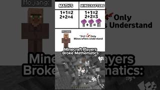 When you realize that even in Minecraft, math matters #minecraft #shorts
