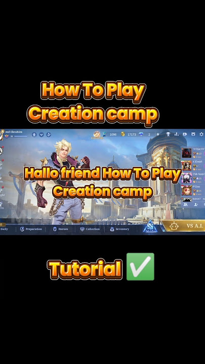 Tutorial Cara Bermain Creation Camp di Mobile Legends #ml2b #mobilelegends #creation