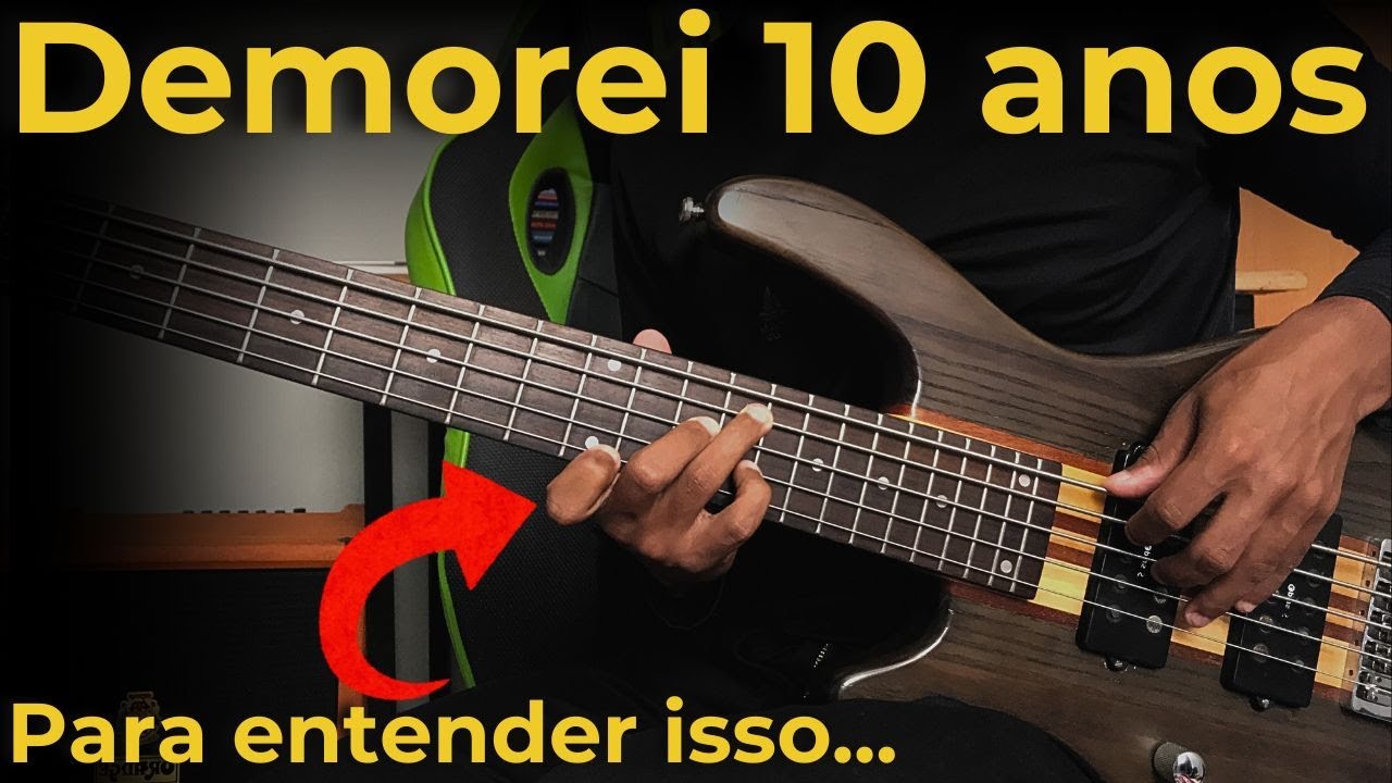 Eu demorei 10 ANOS para APRENDER o que vou te falar EM 17 MINUTOS | Aula de Contrabaixo