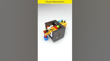 Chuck Mechanism  #3dr #autocad #solidworks #engineering #cad #mechanical #3dprinting #mechanism