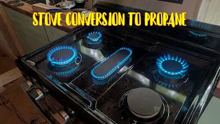 Skoolie Propane Series 5/5: Converting The Stove From Natural Gas To Propane (GE GGF600AVSS)