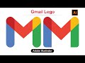 Graphics Designing Course Adobe Illustrator Class 37 Gmail Logo by Sky Tech