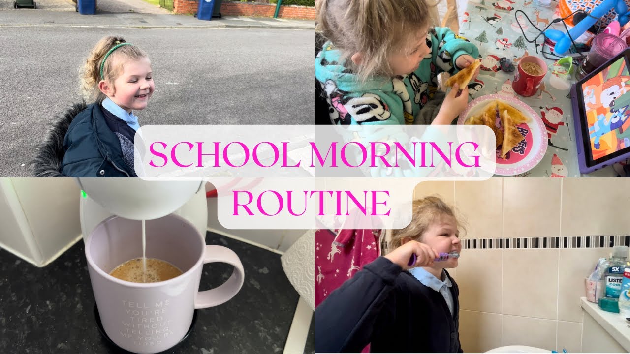 SCHOOL MORNING ROUTINE 2023|GETTING READY FOR SCHOOL UK|Talia Elizabeth ...