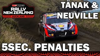 Wrc Repco Rally New Zealand 2022 | Ott Tänak & Thierry Neuville 5Sec Penalties
