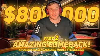 Amazing Comeback! Insane $800,000 Blackjack & Roulette Battle! screenshot 5