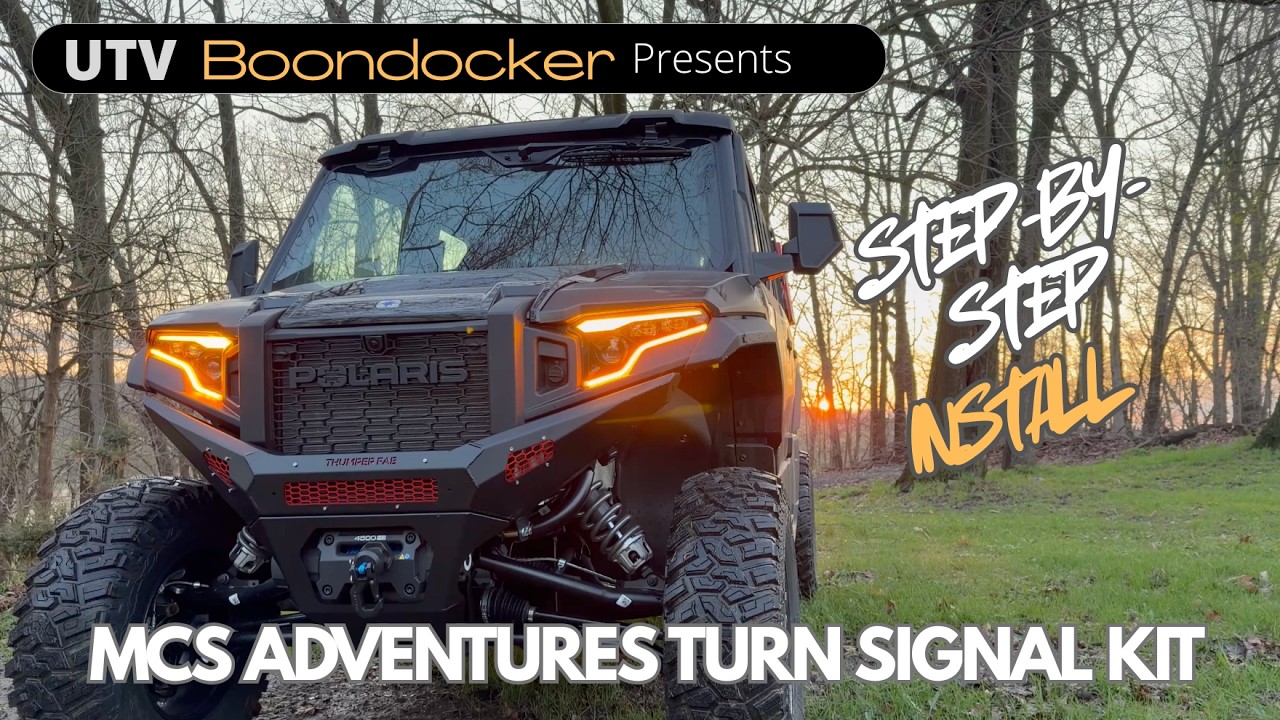 How to install an MCS Adventures Turn Signal Kit in a 2026 Polaris Xpedition