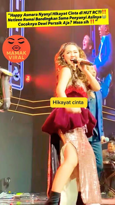Happy Asmara Nyanyi Hikayat Cinta‼️ #beritaviral #beritaartis #fypindonesia