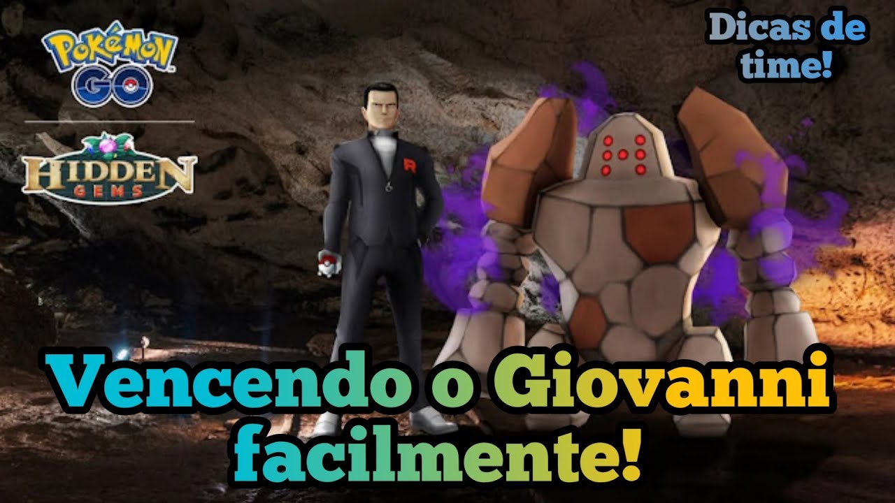 COMO DERROTAR O GIOVANNI!!! (REGIGIGAS) - POKÉMON GO! 