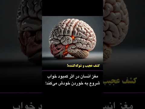مغز انسان در اثر کمبود خواب شروع به خوردن خودش می کنید  لایک و سبسکرایب