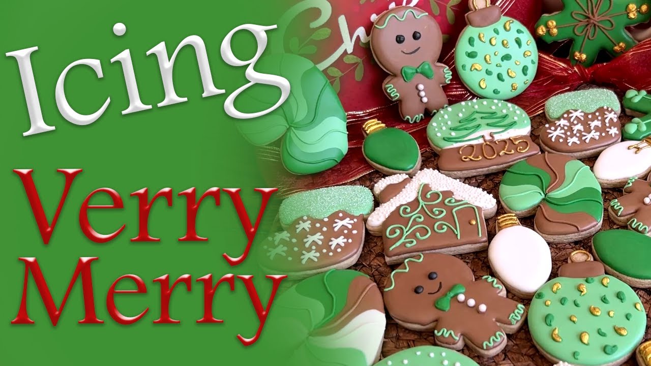Cookie Decorating w/ UNobnxious Xmas Music! | Verry Merry