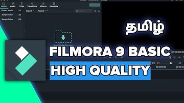 Filmora 9 Basic in Tamil | Also Editor