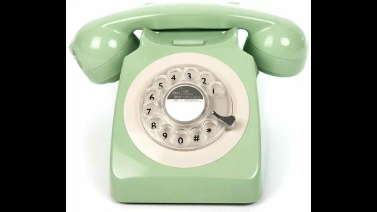 Звуки дискового телефона. Rotary phone sounds. - YouTube