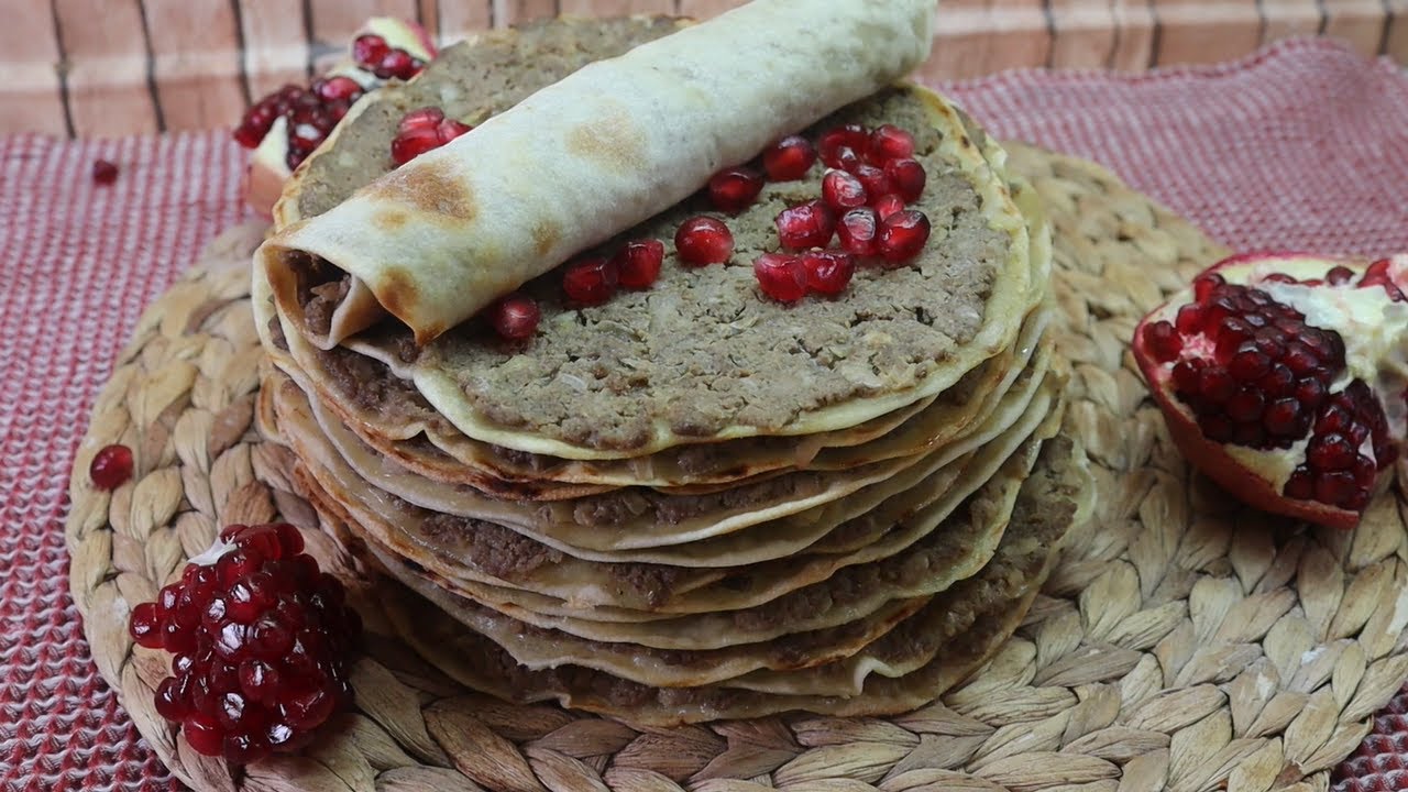 صفيحة دبس الرمان بالفرن | Lahmacun Recipe