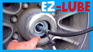 Dexter EZ Lube System 🛢 How To Grease Your RV Bearings without removing your wheels