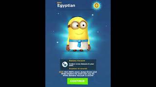 Minion Rush Unlocking EGYPTIAN COSTUME #shorts screenshot 2