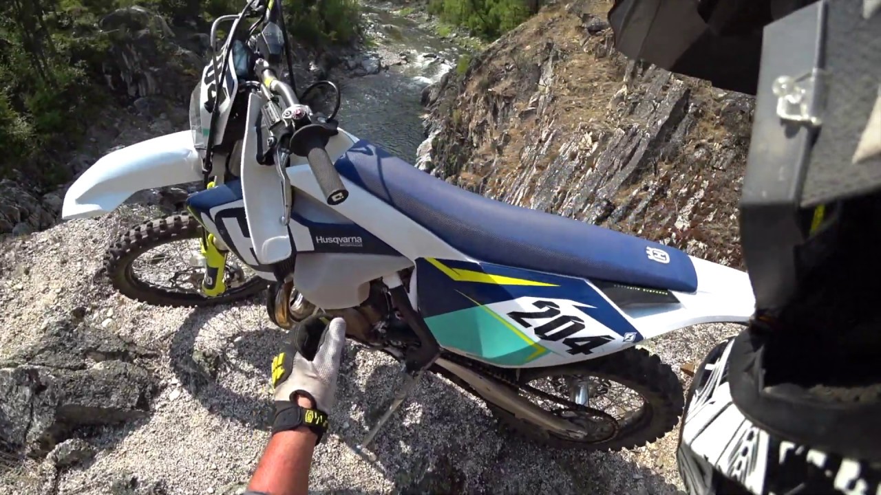 Idaho's Deadliest Cliff Trail! South Fork Salmon River Dirt Bike Single