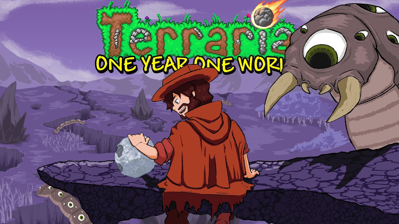 I'm Spending ONE YEAR on one world | February Terraria 1.4.5