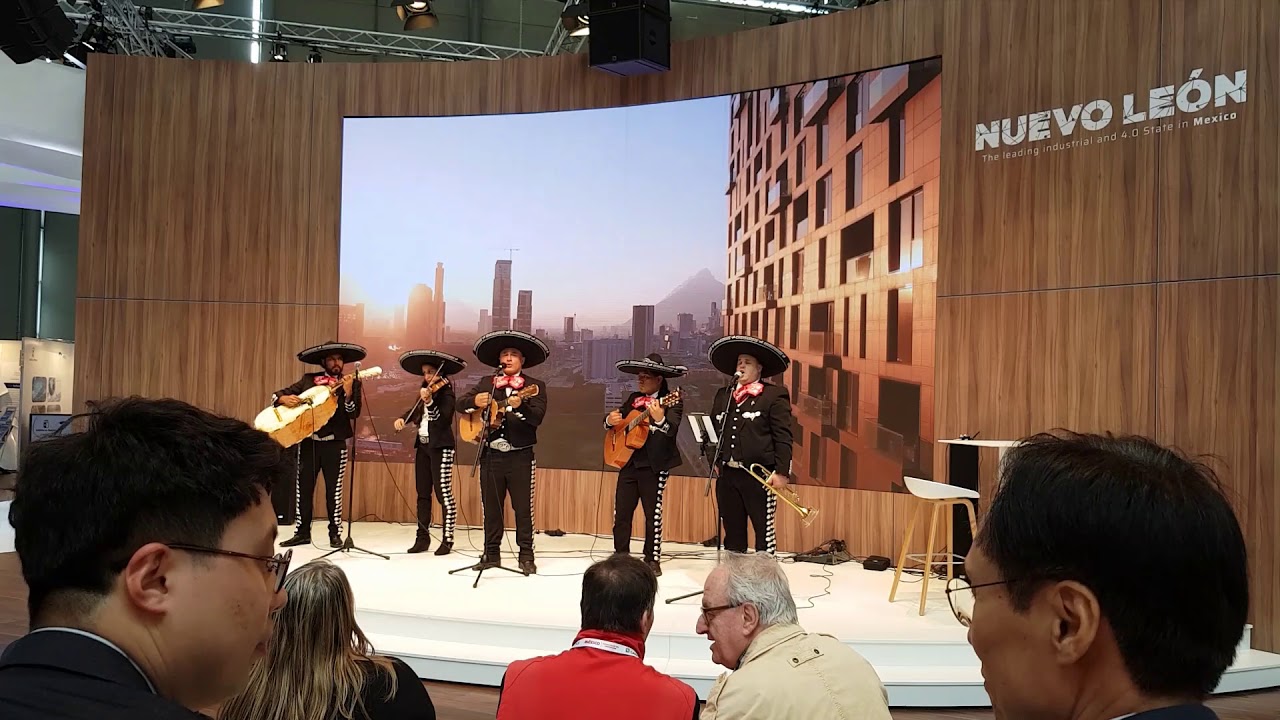 Mi Ciudad. Mariachi Frankfurt "Dos Águilas" Hannover Messe 2018